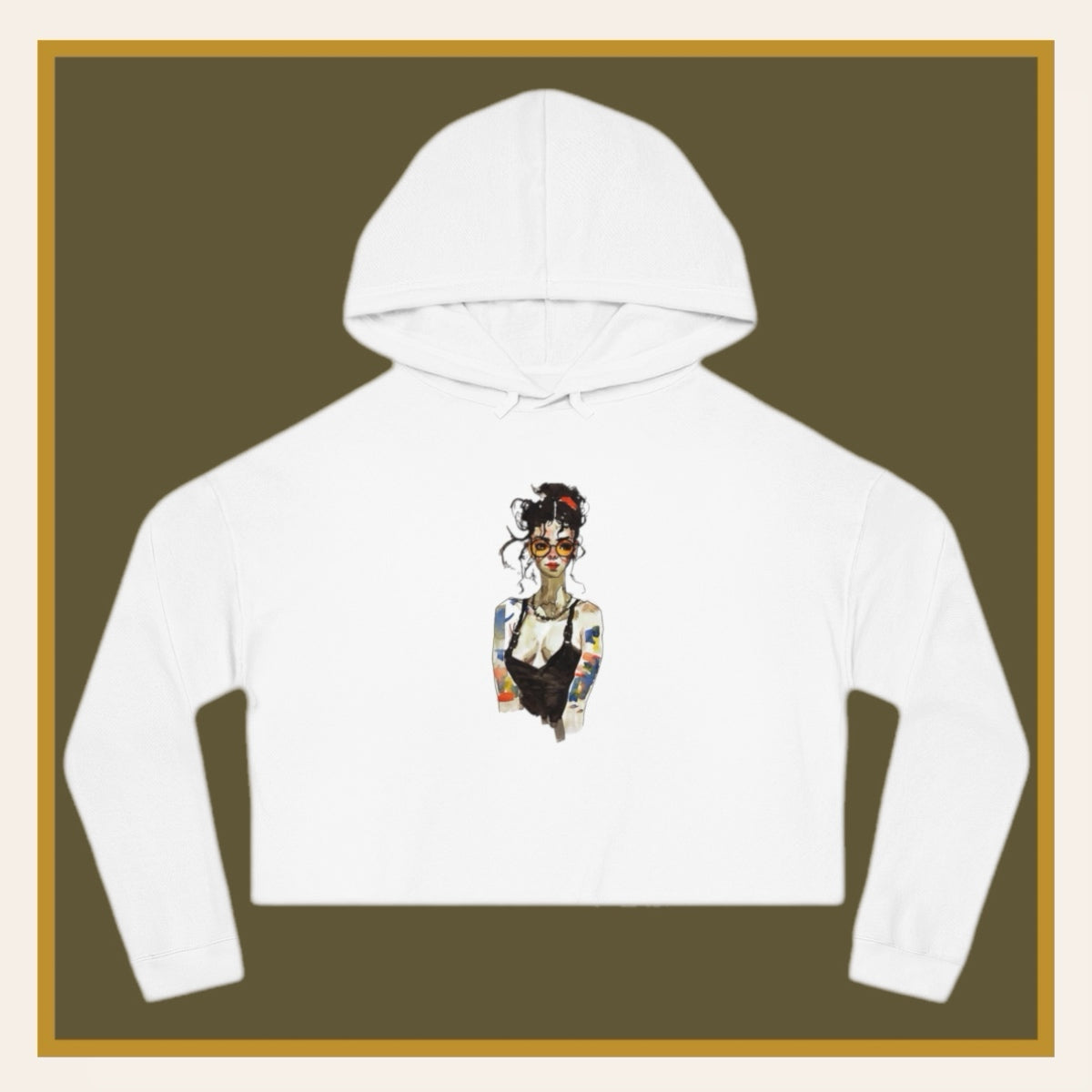 Women’s Cropped Hooded Sweatshirt