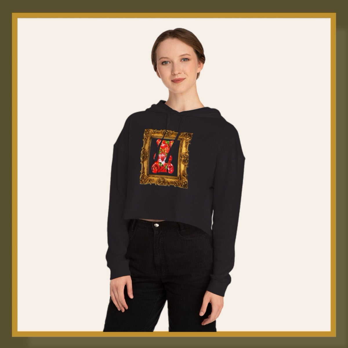 Women’s Cropped Hooded Sweatshirt
