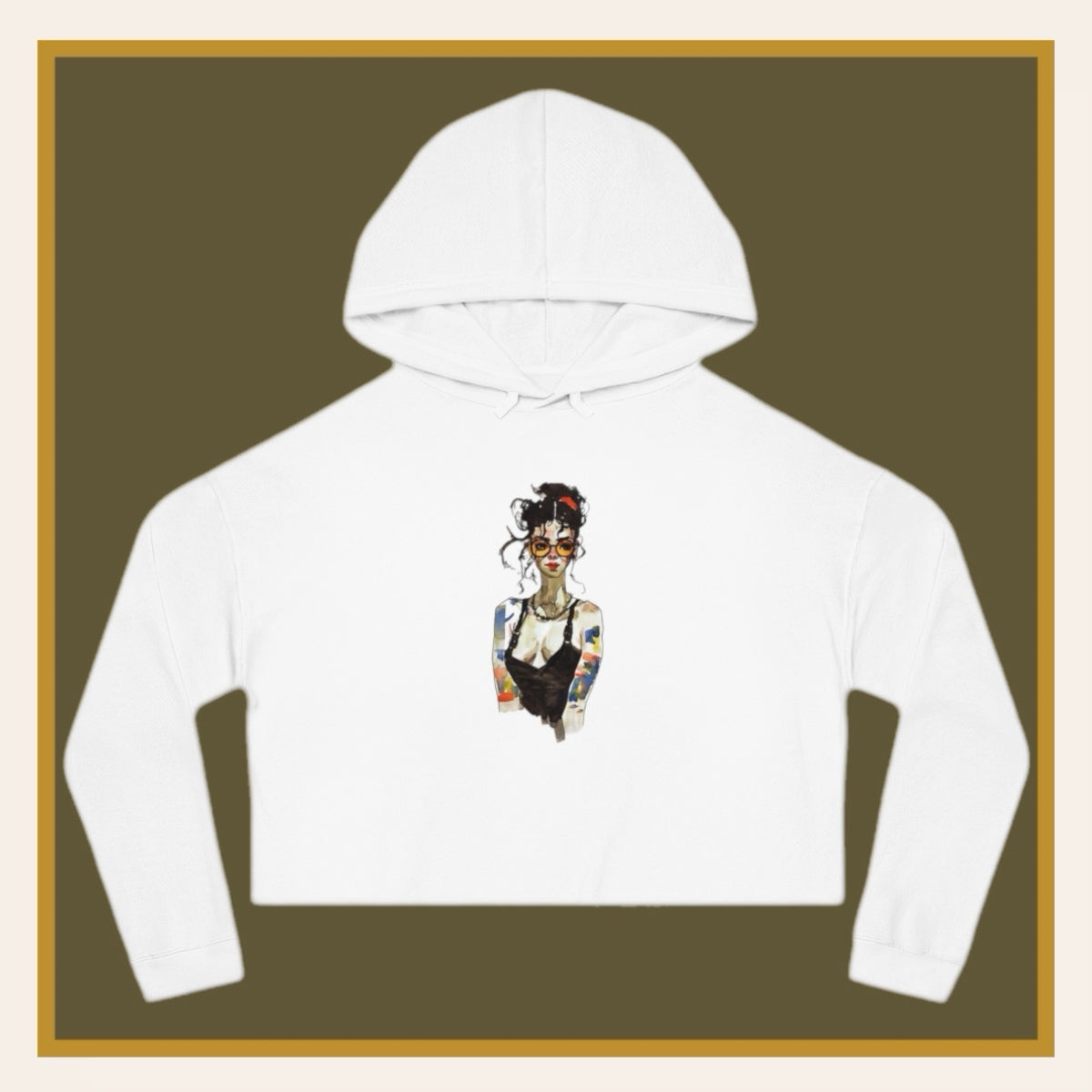 Women’s Cropped Hooded Sweatshirt