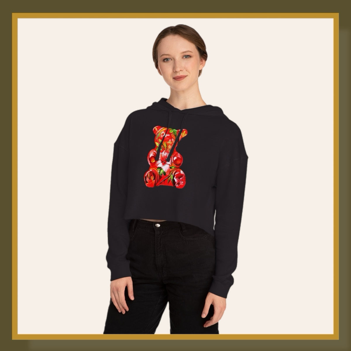 Women’s Cropped Hooded Sweatshirt