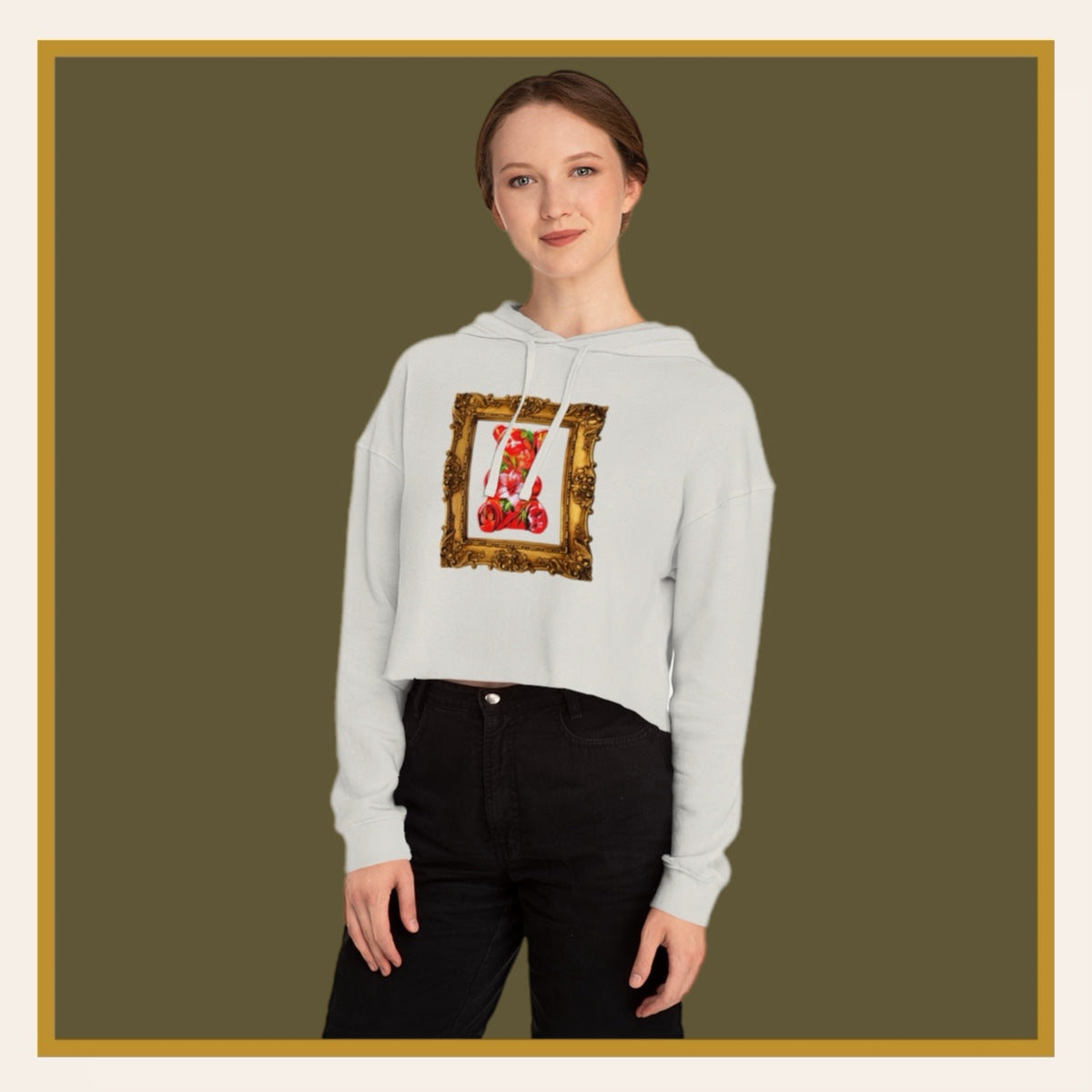 Women’s Cropped Hooded Sweatshirt