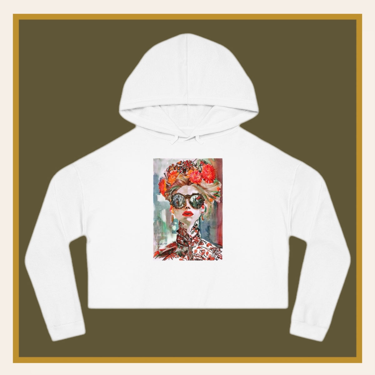 Women’s Cropped Hooded Sweatshirt