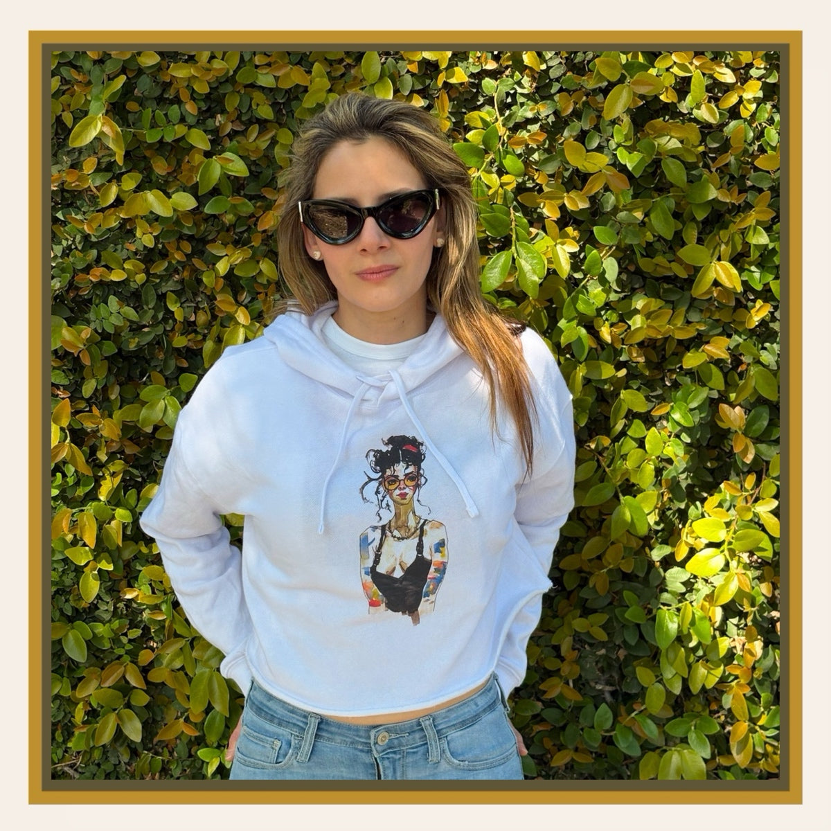 Women’s Cropped Hooded Sweatshirt